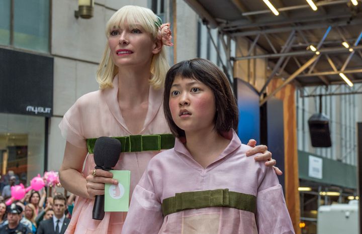 "Okja" : photo du film avec Seo-hyun Ahn et Tilda Swinton
 (Netflix France)