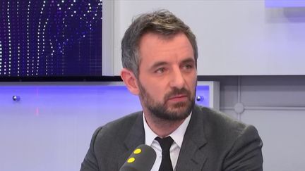 Florian Bachelier, député La République en marche d’Ille-et-Vilaine, premier questeur de l’Assemblée nationale, invité de Tout est politique mercredi 10 janvier 2018. (FRANCEINFO)