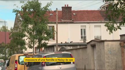 Le pavillon de Noisy-le-Sec où une&nbsp;mère et quatre enfants&nbsp;ont été tués (FRANCEINFO)