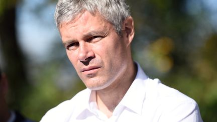 Laurent Wauquiez (LR) à Saulce-sur-Rhône, le 30 octobre 2015. (CHRISTOPHE ESTASSY / CITIZENSIDE / AFP)