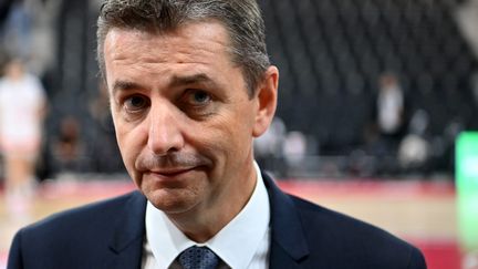 Le maire de Saint-Etienne, Gaël Perdriau,&nbsp;le 17 septembre 2022. (REMY PERRIN / MAXPPP)