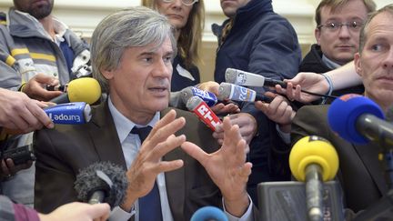 Le ministre de l'Agriculture, St&eacute;phane Le Foll, le 8 novembre 2013, &agrave; Rennes (Ille-et-Vilaine). (DAMIEN MEYER / AFP)