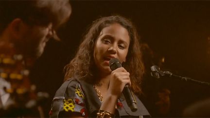 Mayra Andrade sur la scène des Nova Sessions
 (DR)