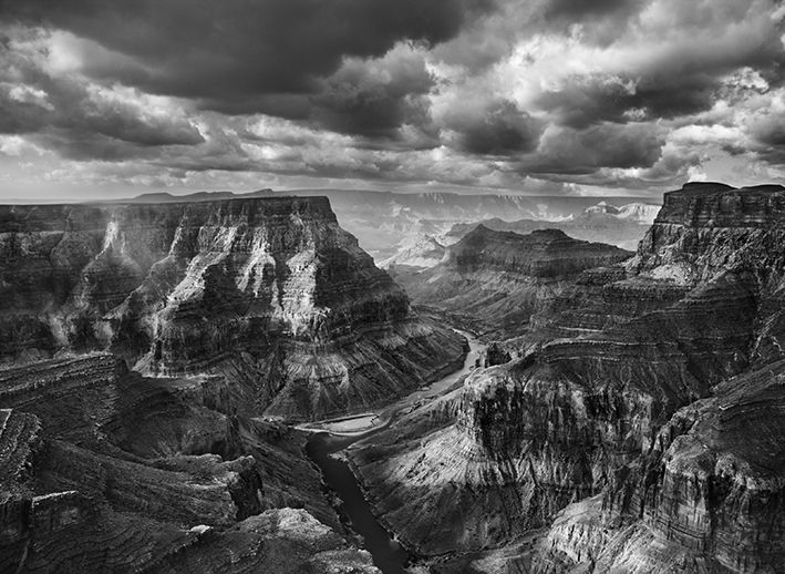 Vue du confluent du Colorado et du petit Colorado prise depuis le territoire Navajo. Arizona, Etats-Unis, 2010. (© SEBASTIÃO SALGADO / AMAZONAS)