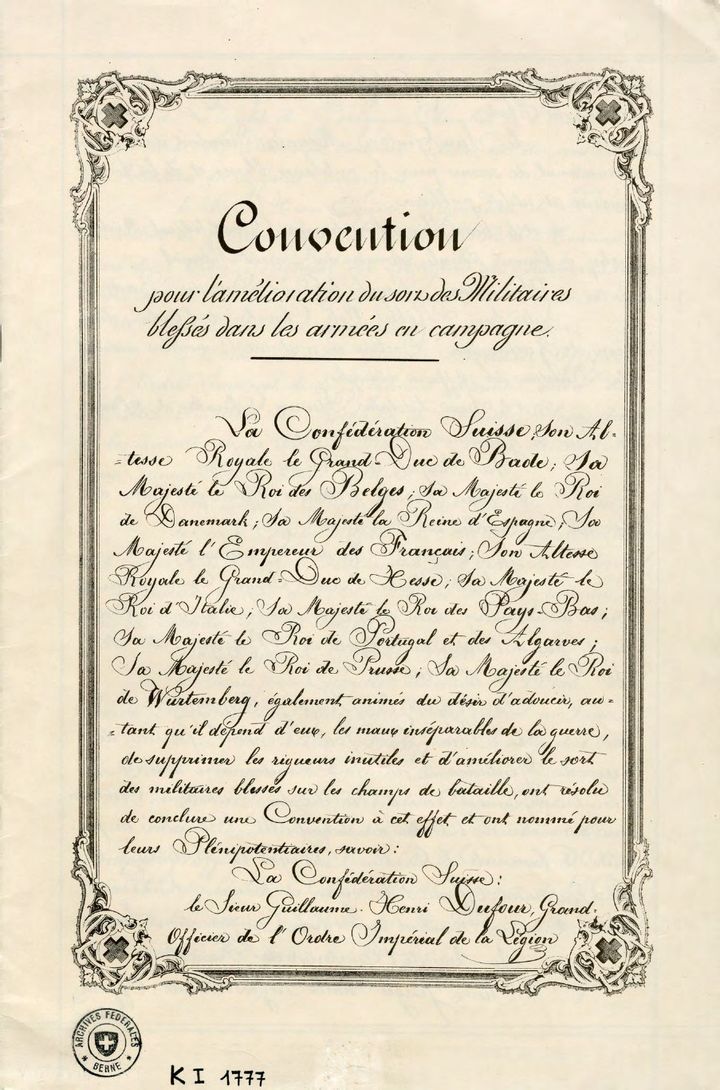 Convention de Genève du 22 août 1864
 (CICR)