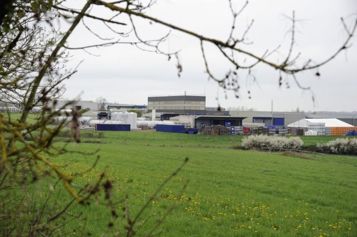 L'usine de traitement de d&eacute;chets industriels Aprochim, &agrave; Grez-en-Bou&egrave;re (Mayenne), le 1er avril 2011. (DAMIEN MEYER / AFP)