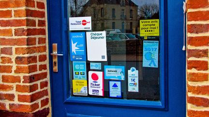 L'entrée d'un restaurant, le 25 janvier 2019, en Bretagne. (GILE MICHEL/SIPA)