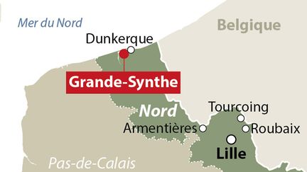 &nbsp; (La fusillade a eu lieu à Grande-Synthe, près de Dunkerque © IDE)