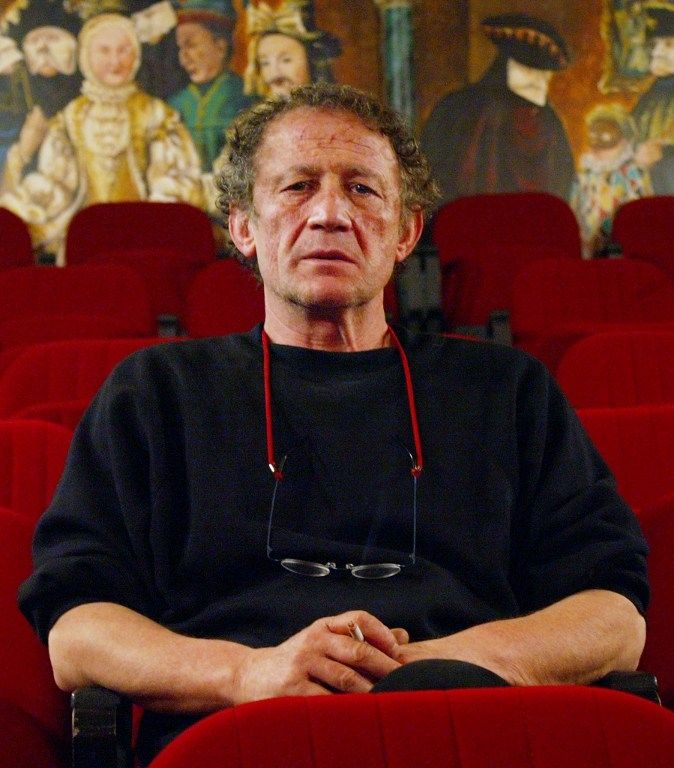 Portrait d'Attilio Maggiulli dans son théâtre
 (AFP)