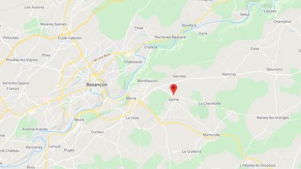 Les faits se sont déroulés à Saône (Doubs). (GOOGLE MAPS)