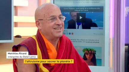 Invité de Jean-Paul Chapel mercredi 30 novembre dans ":L’éco", Matthieu Ricard, interprète du Dalaï-Lama en est sûr : pour sauver la planète, rien de mieux que l’altruisme !