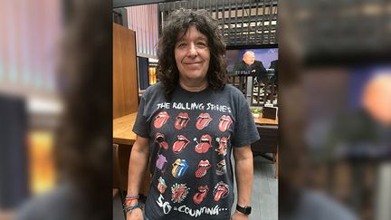 Yves Lavoie, fan des Rolling Stones. (GREGORY PHILIPPS / RADIO FRANCE)