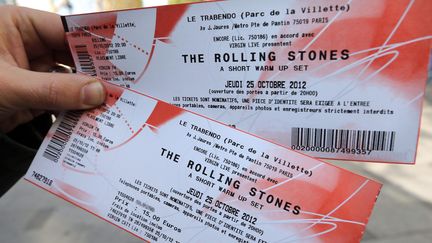 Tickets de concert pour les Rolling Stone, en 2012
 (THOMAS SAMSON / AFP)