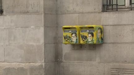 Le visage de Simone Veil recouvert d'un dessin de croix gammée (CAPTURE ECRAN FRANCE 2)