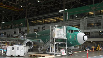 Une usine de construction Boeing à Renton (USA). La Chine est un client de Boeing. (SAUL LOEB / POOL)