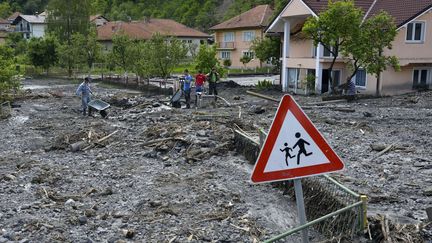 village de Topcic Polje, pr&egrave;s de Zenica, le 20 mai 2014 en Bosnie (SULEJMAN OMERBASIC / AP / SIPA )