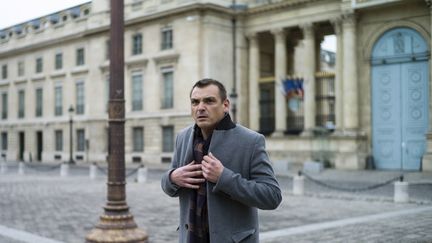 Benjamin Cauchy devant l'Assemblée nationale en décembre 2018. (YOAN VALAT / EPA)