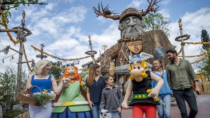 Le parc Astérix s'est offert un nouvel espace de loisirs avec le "Festival Toutatis", à l'été 2023. (PARC ASTERIX / SYLVAIN CAMBON)