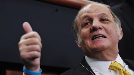 L'ancien porte-parole de la Maison Blanche, James Brady, le 30 mars 2011 &agrave; Washington. (MANDEL NGAN / AFP)