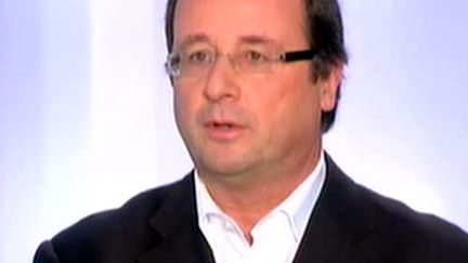 François Hollande, ancien Premier secrétaire du PS, dimanche sur Canal+. (F2)