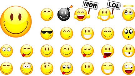  (Les smileys, ces petites "frimousses" que l'on utilise aujourd'hui souvent dans les SMS [Photo d'illustration] © Fotolia)