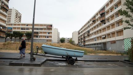 Une vue du quartier de la Busserine, le 6 octobre 2016 à Marseille (Bouches-du-Rhône). (BERTRAND LANGLOIS / AFP)