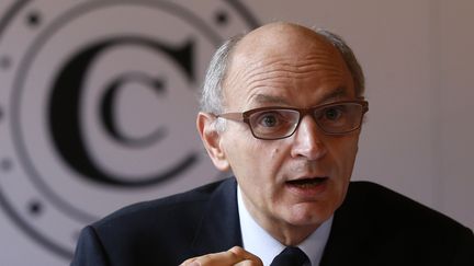 Le pr&eacute;sident de la Cour des comptes, Didier Migaud, lors d'une conf&eacute;rence de presse, &agrave; Paris, le 11 f&eacute;vrier 2014. (BENOIT TESSIER / REUTERS)