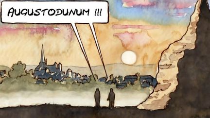 Planche extraite de la bande dessinée "Sous les Etoiles" de Human, parue aux éditions des Vents du Morvan
 (France 3 / Culturebox)