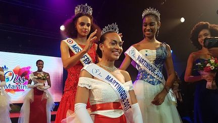 Miss Martinique 2017, Jade Voltigeur, le 21 juillet à Fort-de-France (Martinique). (LA 1ERE.FR)