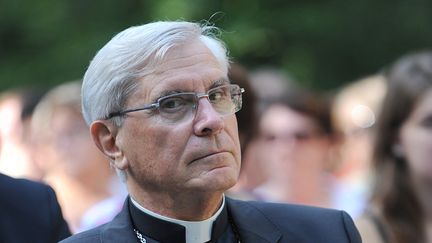 L'évêque Jean-Michel Di Falco à Chanceaux-près-Loches (Indre-et-Loire), le 30 août 2015. (GUILLAUME SOUVANT / AFP)