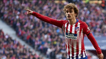 Le joueur de l'Atlético Madrid Antoine Griezmann, le 9 février 2019, lors du match entre l'Atlético Madrid et le Real Madrid. (JOSE BRETON / NURPHOTO / AFP)