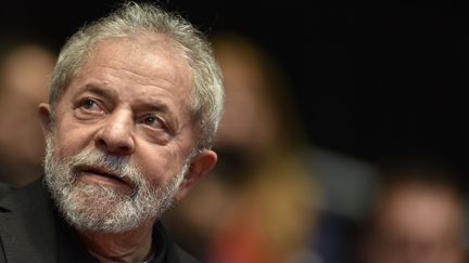 L'ancien président Lula au congrès du Parti des travailleurs à Belo Horizonte (Brésil), le 29 août 2015. (DOUGLAS MAGNO / AFP)