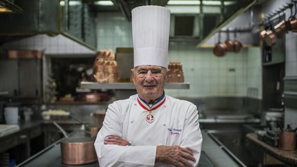 Paul Bocuse à Collonges-au-Mont d'Or (9 novembre 2012)
 (Jeff Pachoud / AFP)