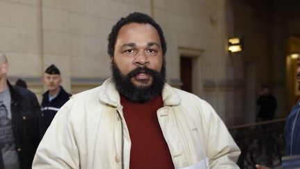 Dieudonné, le 12 mars 2015 au palais de justice de Paris. (LOIC VENANCE / AFP)