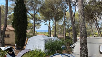 Le camping GCU de La Croix Valmer (Var) est un des 93 campings collaboratifs en France. (BENJAMIN RECOUVREUR / RADIO FRANCE)