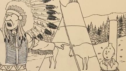 Bande-dessinée : le dessin de la couverture originale de "Tintin en Amérique" vendu aux enchères