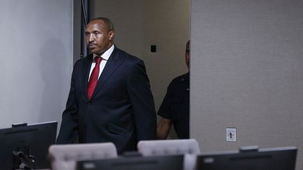 L'ancien chef de guerre congolais Bosco Ntaganda arrive à la Cour pénale internationale (CPI) à La Haye (Pays-Bas), le 8 juillet 2019. 
 (EVA PLEVIER / POOL)