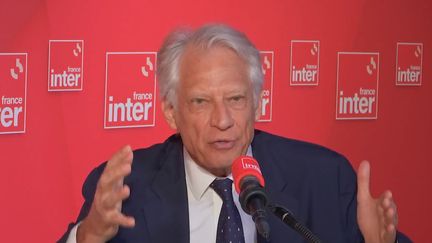 Dominique de Villepin, ancien Premier ministre, invité de France Inter, le 21 juin 2023. (FRANCE INTER / RADIO FRANCE)