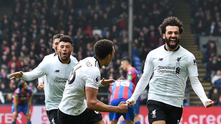 Salah encore buteur avec Liverpool à Crystal Palace. (GLYN KIRK / AFP)