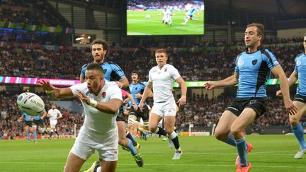 Anthony Watson ici face à l'Uruguay (DAMIEN MEYER / AFP)