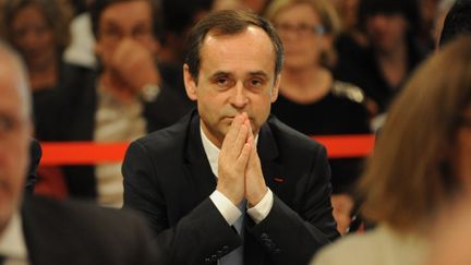 Le maire de B&eacute;ziers (H&eacute;rault), Robert M&eacute;nard, au conseil municipal, le 4 avril 2014. (SYLVAIN THOMAS / AFP)