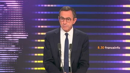 Bruno Retailleau, le ministre de l'Intérieur, le 26 novembre 2024 sur franceinfo. (FRANCEINFO / RADIO FRANCE)