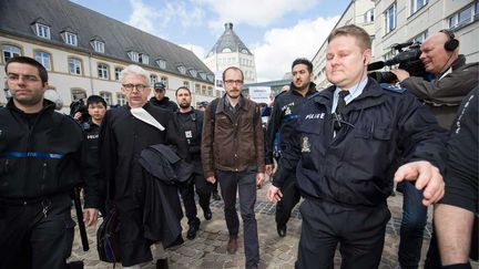 &nbsp; (Antoine Deltour, l'un des trois Français poursuivis devant un tribunal du Luxembourg. © MaxPPP)