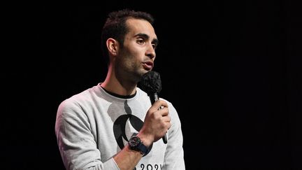 Martin Fourcade lors de la 20e édition des Etoiles du sport à Tignes (Savoie), le 13 décembre 2021.&nbsp; (CROSNIER JULIEN / KMSP / AFP)