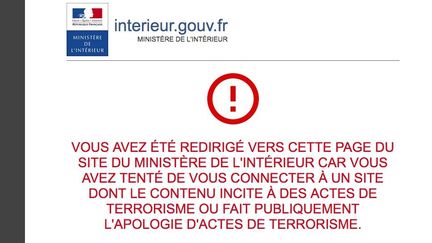 Capture écran du compte Twitter de Yannux, montrant&nbsp;une&nbsp;page du ministère de l'Intérieur, lundi 17 octobre 2016. (YANNUX)