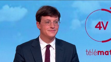 Le président de la commission des Lois, Sacha Houlié. (France 2)