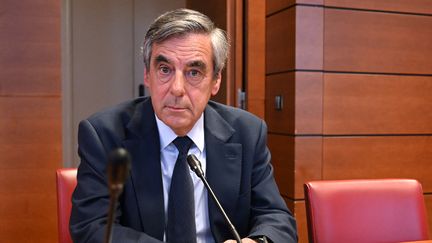 L'ancien Premier ministre, François Fillon, le 2 mai 2023, à Paris. (BERTRAND GUAY / AFP)