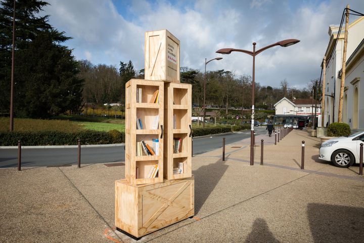 Voilà à quoi ressemble une des boîtes à livres de la région Ile-de-France.
 (Vincent Loison/SIPA)