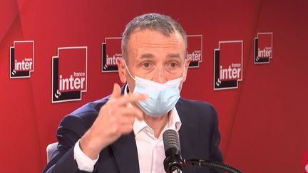 Emmanuel Faber, PDG de Danone sur France Inter le 24 novembre 2020. (FRANCEINTER / RADIOFRANCE)