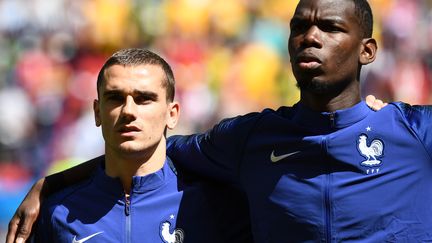 Antoine Griezmann et Paul Pogba (FRANCK FIFE / AFP)